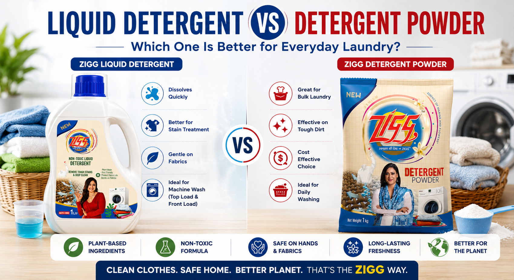 Liquid Detergent vs Detergent Powder: Which One Is Better for Everyday Laundry?