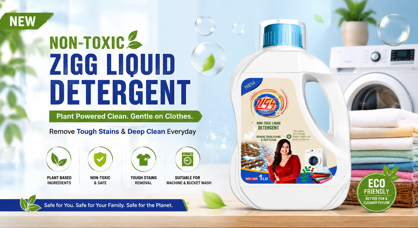 Non-Toxic ZIGG Liquid Detergent: A Smarter Way to Care for Your Clothes