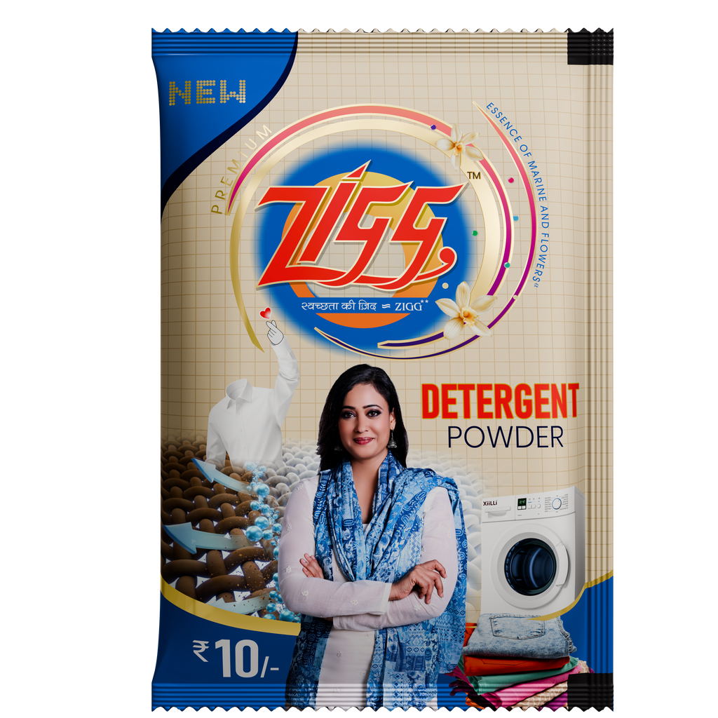 Zigg Detergent Powder 70 GM PREMIUM (Minimum 10)