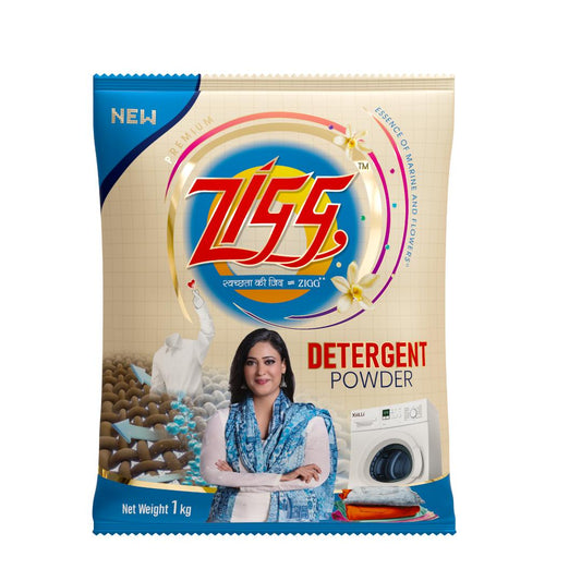 Zigg Detergent Powder 1 KG Premium