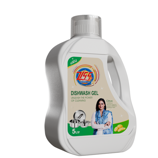 Zigg Dishwash Gel – Tough on Grease, Gentle on Hands 5 Litre