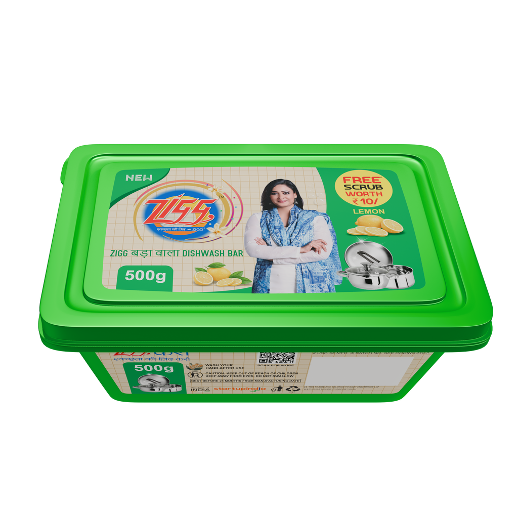 Zigg बड़ा वाला Dishwash Bar 500g