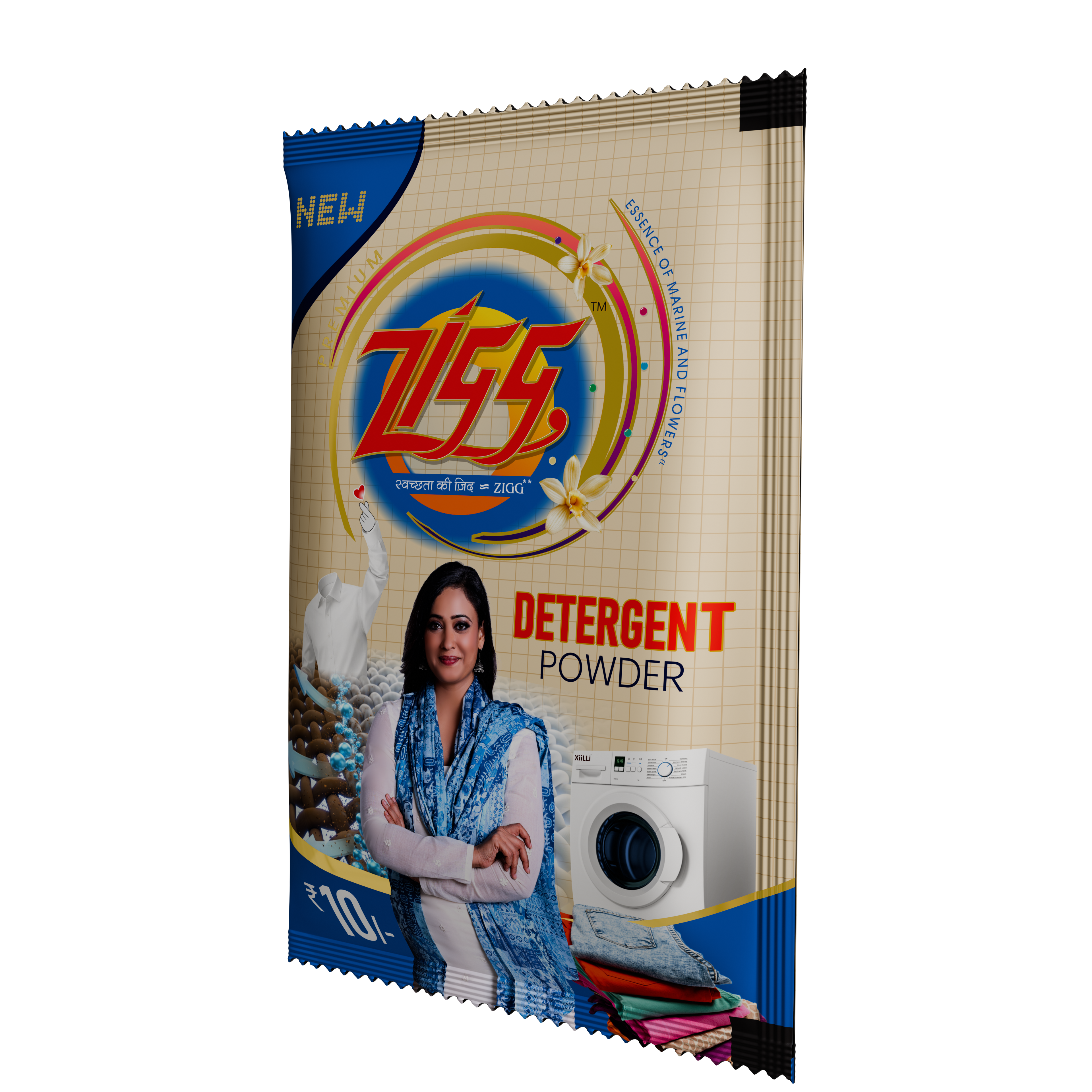 Zigg Detergent Powder 70 GM PREMIUM (Minimum 10)