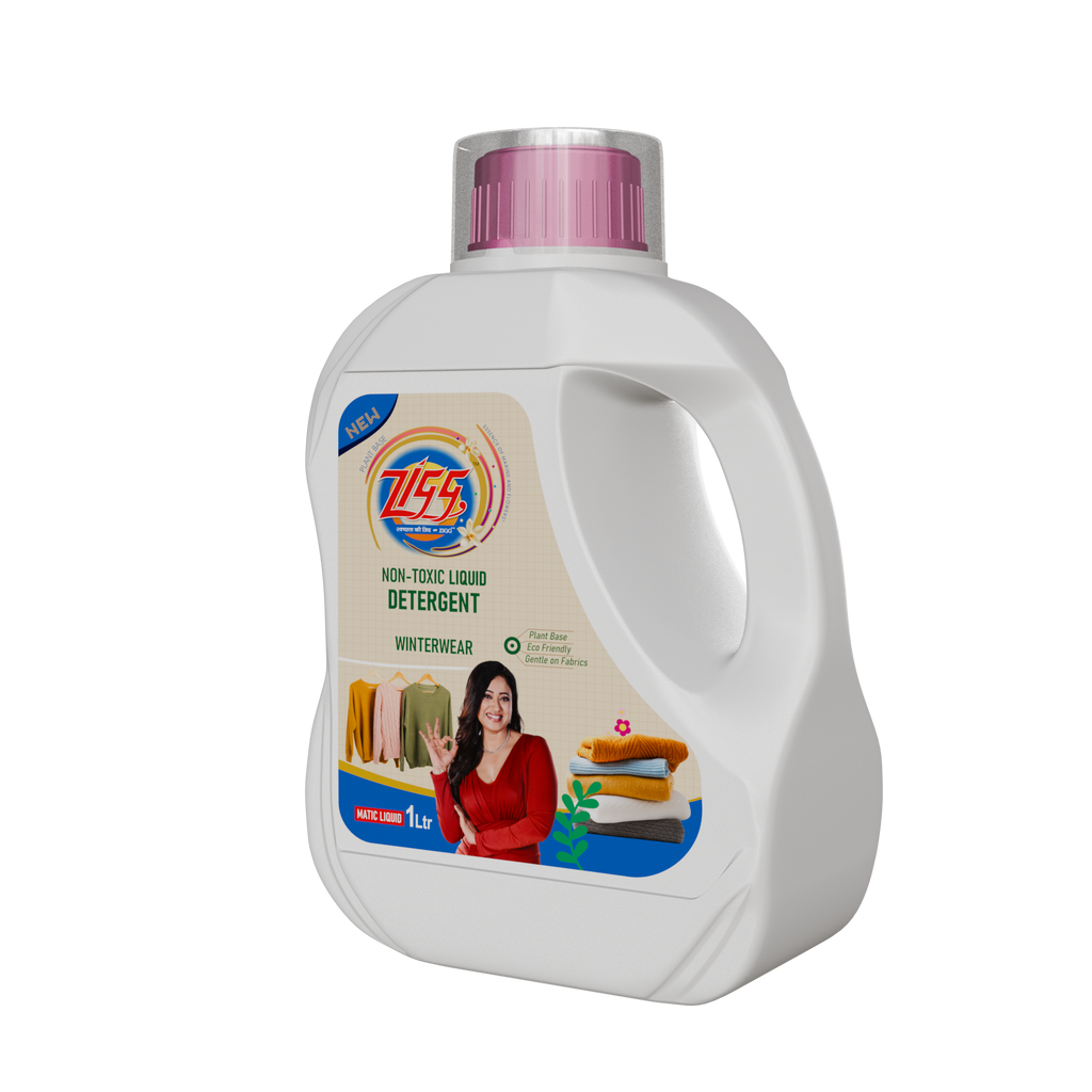 ZIGG Non-Toxic Liquid Detergent Winter Wear 1Litre | formulated using plant-based ingredients | Eco-friendly | gentle on fabrics