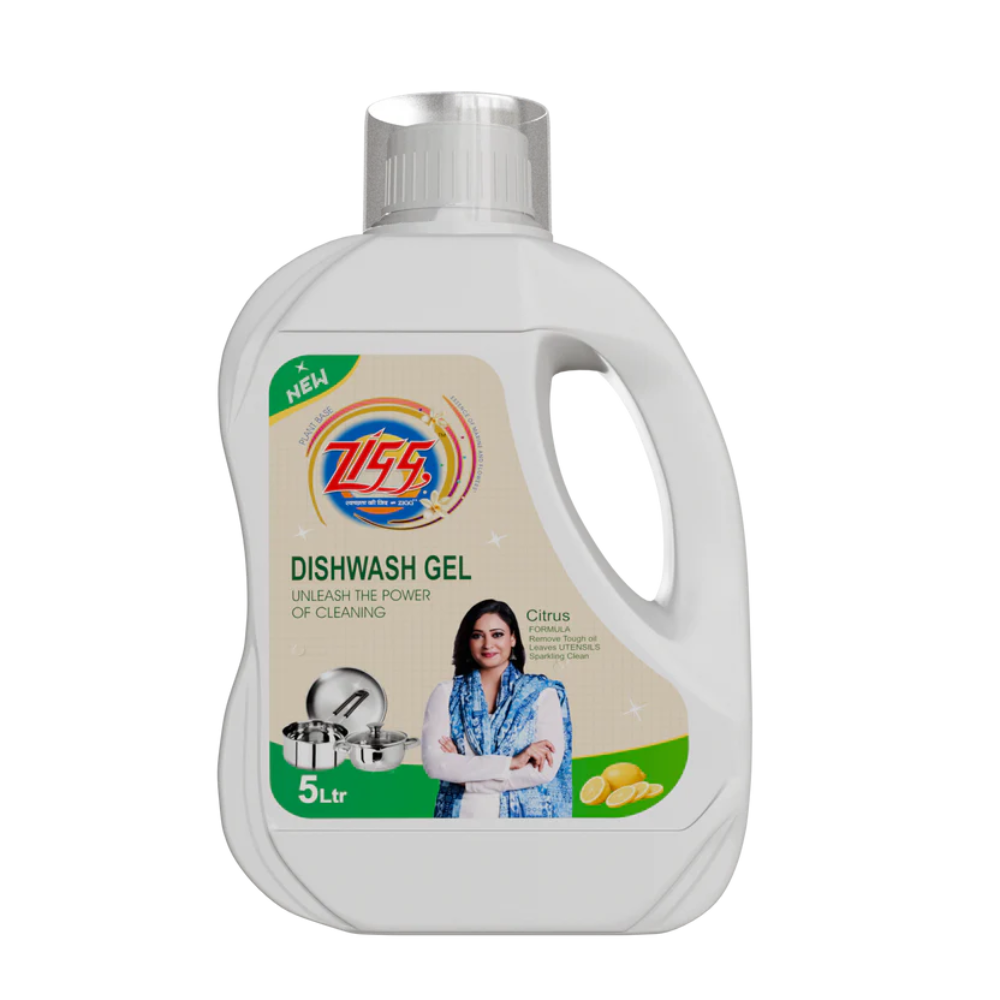 Zigg Dishwash Gel – Tough on Grease, Gentle on Hands 5 Litre