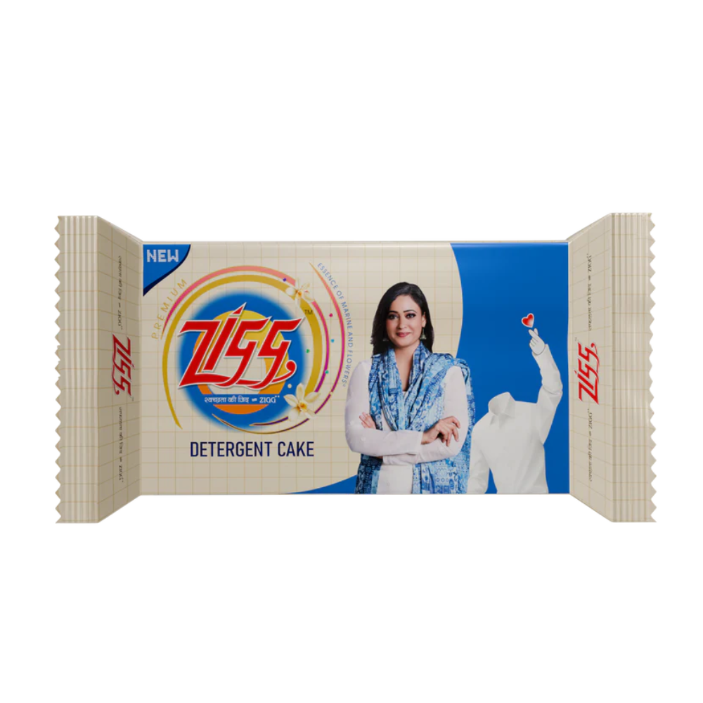 Zigg Detergent Cake 200g – Tough on Stains, Gentle on Clothes (Minimum 05)