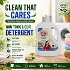 Zigg Liquid Detergent For Top Load & Front Load 5 Litre | - Non-Toxic | Plant-Based