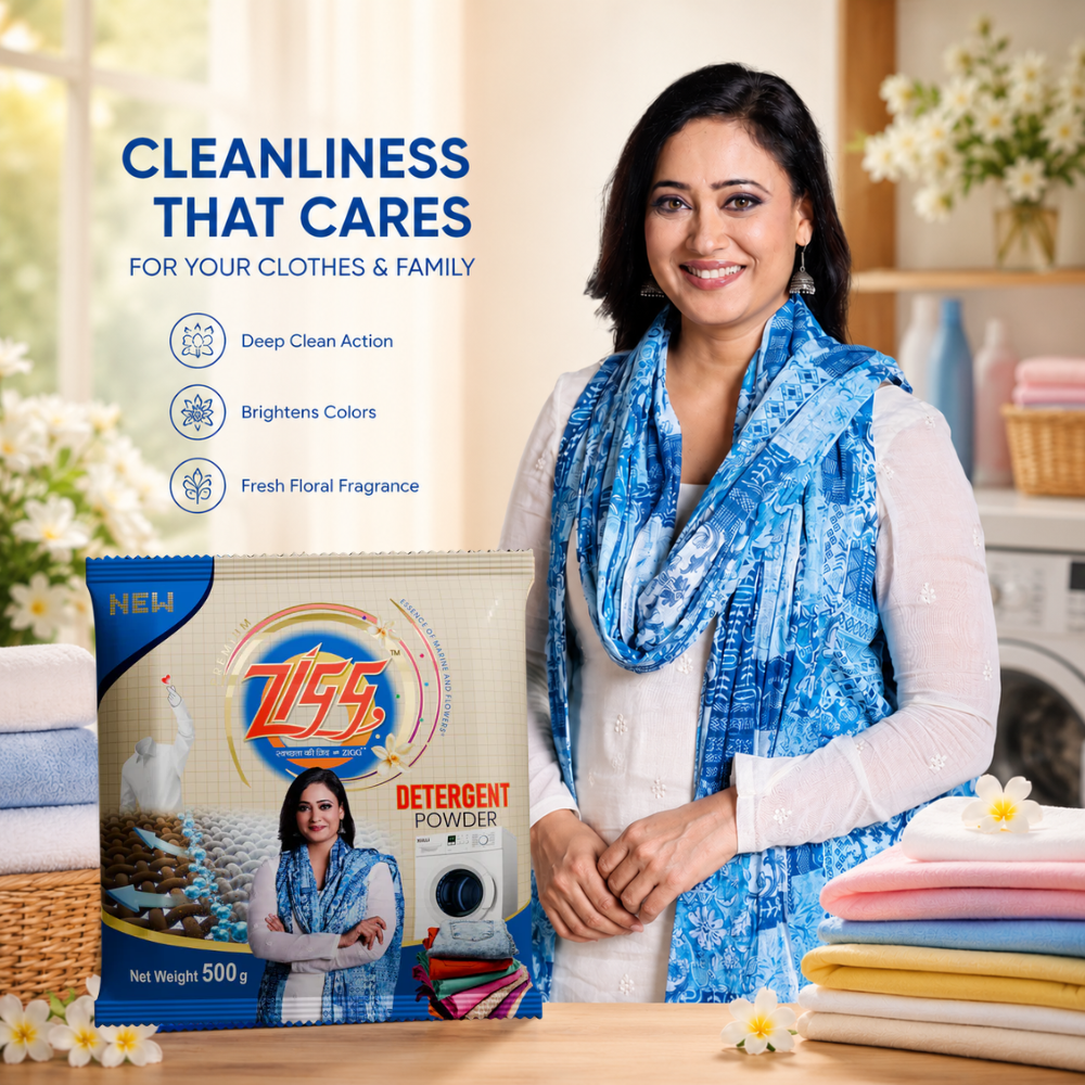 Zigg Detergent Premium Powder 500g (Buy 1 Get 1 Free)