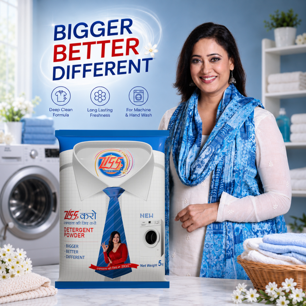 Zigg Detergent Powder 5 KG (Premium)