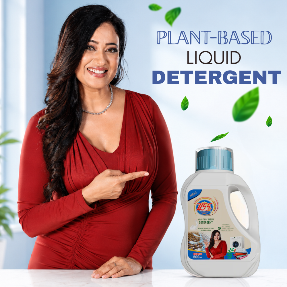 Zigg Liquid Detergent For Top Load & Front Load 1 Litre | - Non-Toxic | Plant-Based