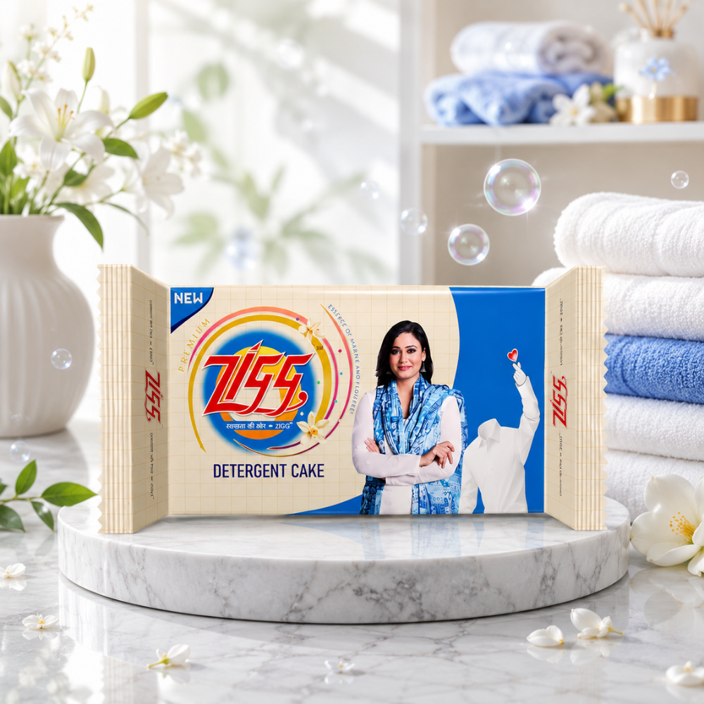Zigg Detergent Bar 97g – Tough on Stains, Gentle on Clothes (Minimum 10)