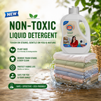 Zigg Liquid Detergent For Top Load & Front Load 5 Litre | - Non-Toxic | Plant-Based