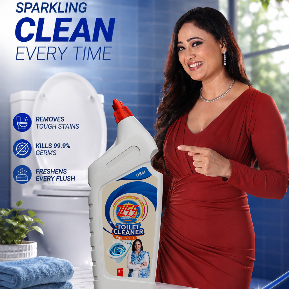 Zigg Toilet Cleaner WHIT & BRIT 1 Litre (Buy 1 Get 1 Free)