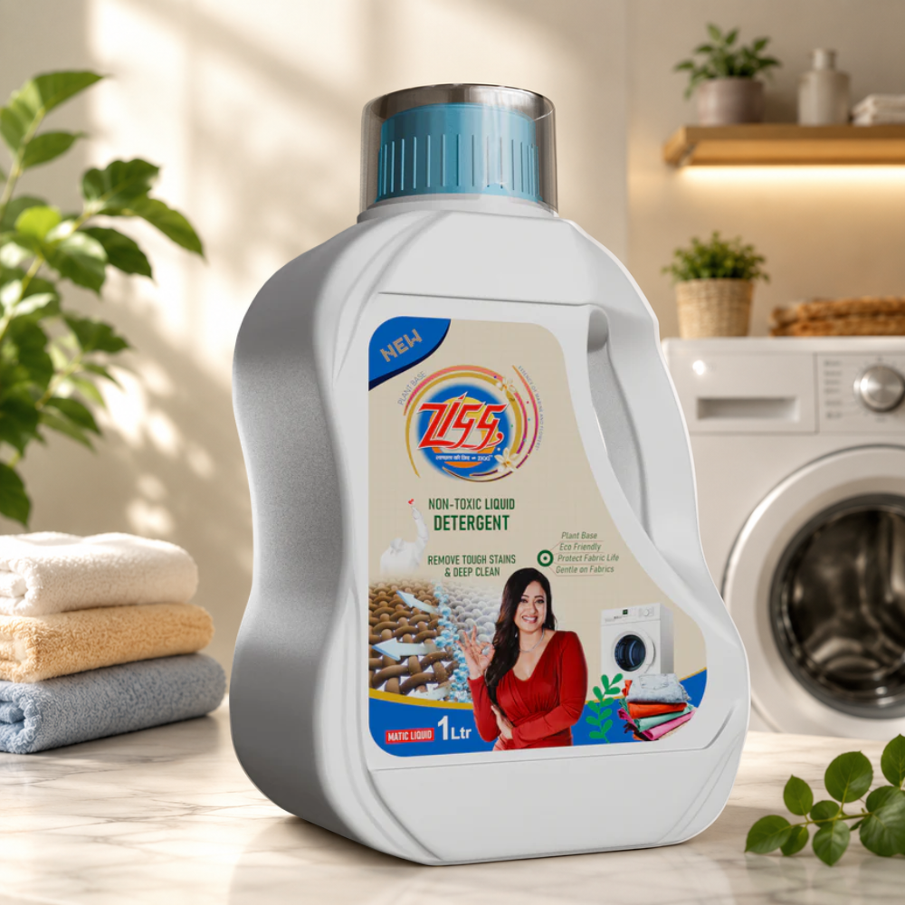 Zigg Liquid Detergent For Top Load & Front Load 500 Ml | - Non-Toxic | Plant-Based