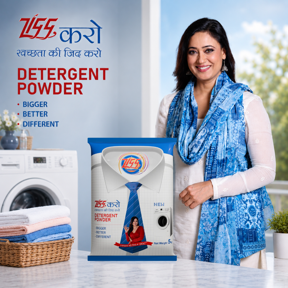 Zigg Detergent Powder 5 KG (Premium)