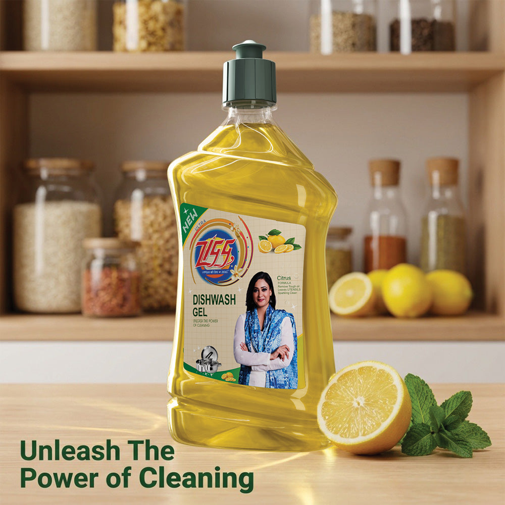 Zigg Dishwash Gel – Tough on Grease, Gentle on Hands 250ML