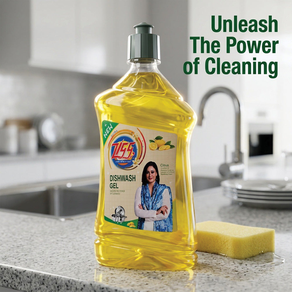 Zigg Dishwash Gel – Tough on Grease, Gentle on Hands 250ML