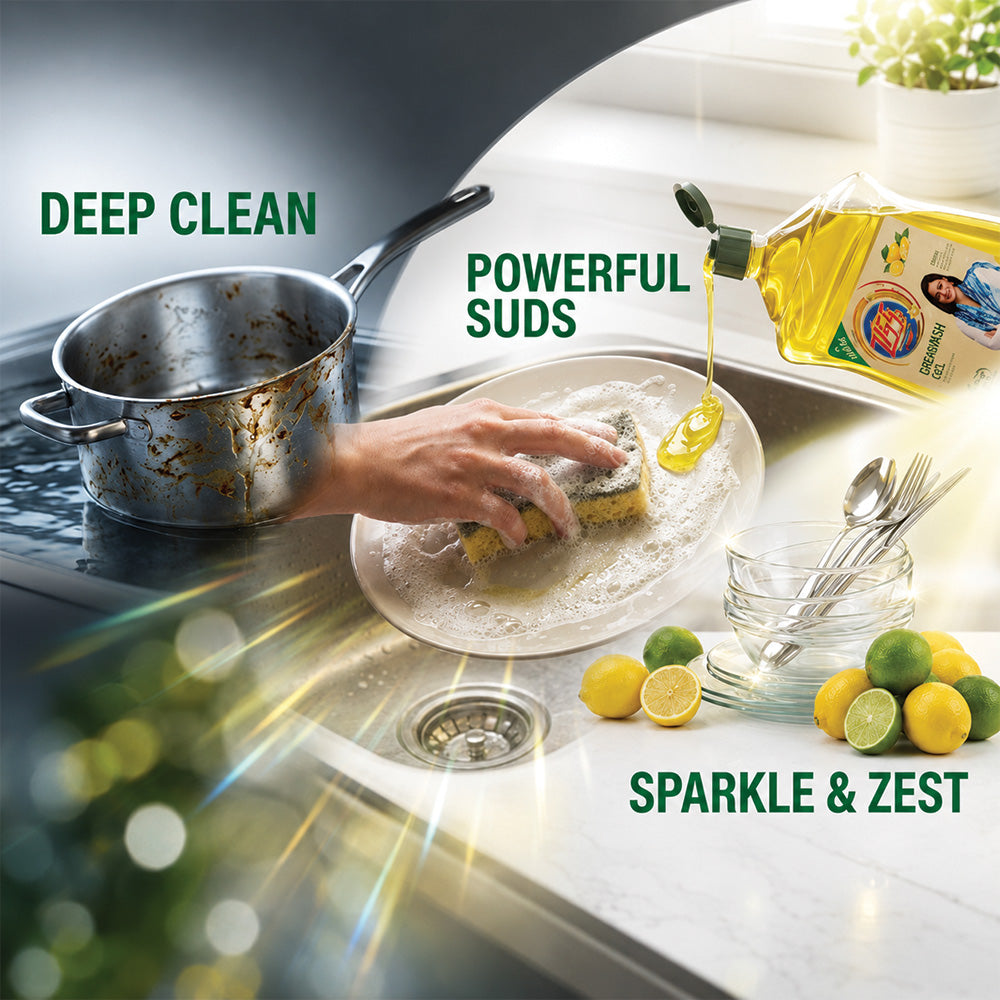 Zigg Dishwash Gel – Tough on Grease, Gentle on Hands 500ML