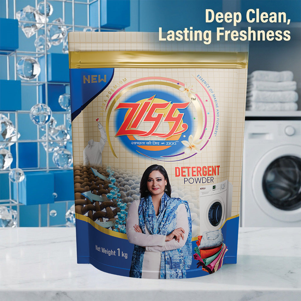 Ultra Premium Zigg Detergent Zipper lock 1kg