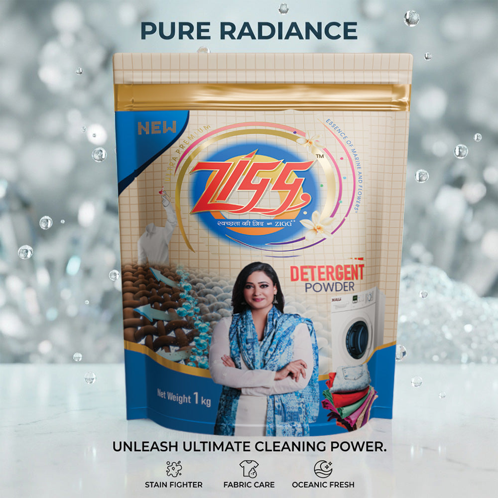 Ultra Premium Zigg Detergent Zipper lock 1kg