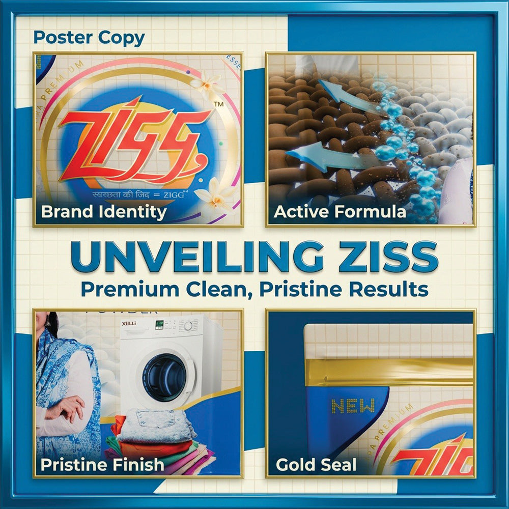 Ultra Premium Zigg Detergent Zipper lock 1kg