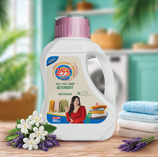 ZIGG Non-Toxic Liquid Detergent Winterwear 500 Ml | formulated using plant-based Ingredients | Eco-friendly | gentle on fabrics