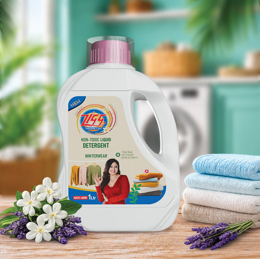 ZIGG Non-Toxic Liquid Detergent Winter Wear 1Litre | formulated using plant-based ingredients | Eco-friendly | gentle on fabrics