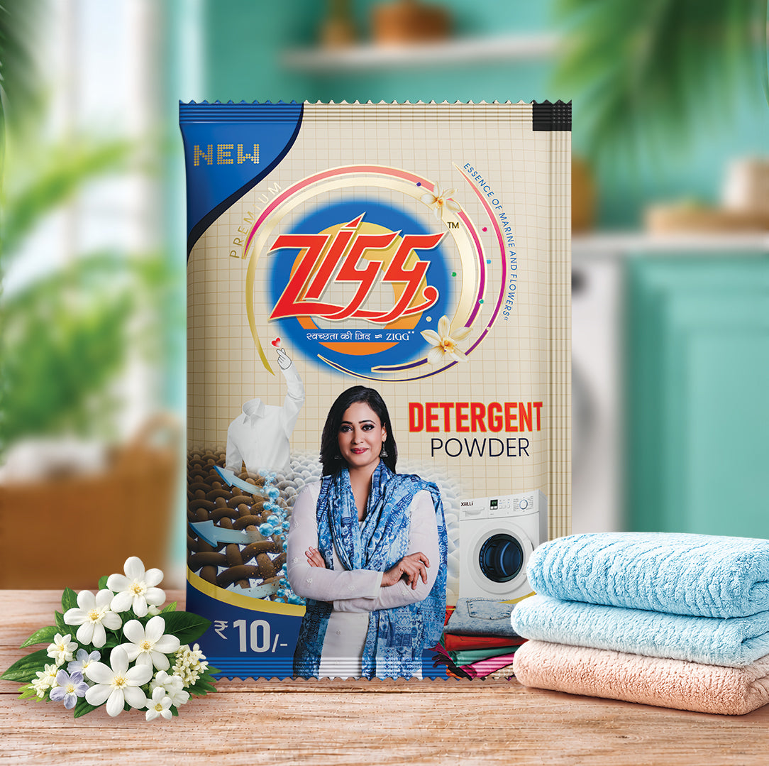 Zigg Detergent Powder 70 GM PREMIUM (Minimum 10)
