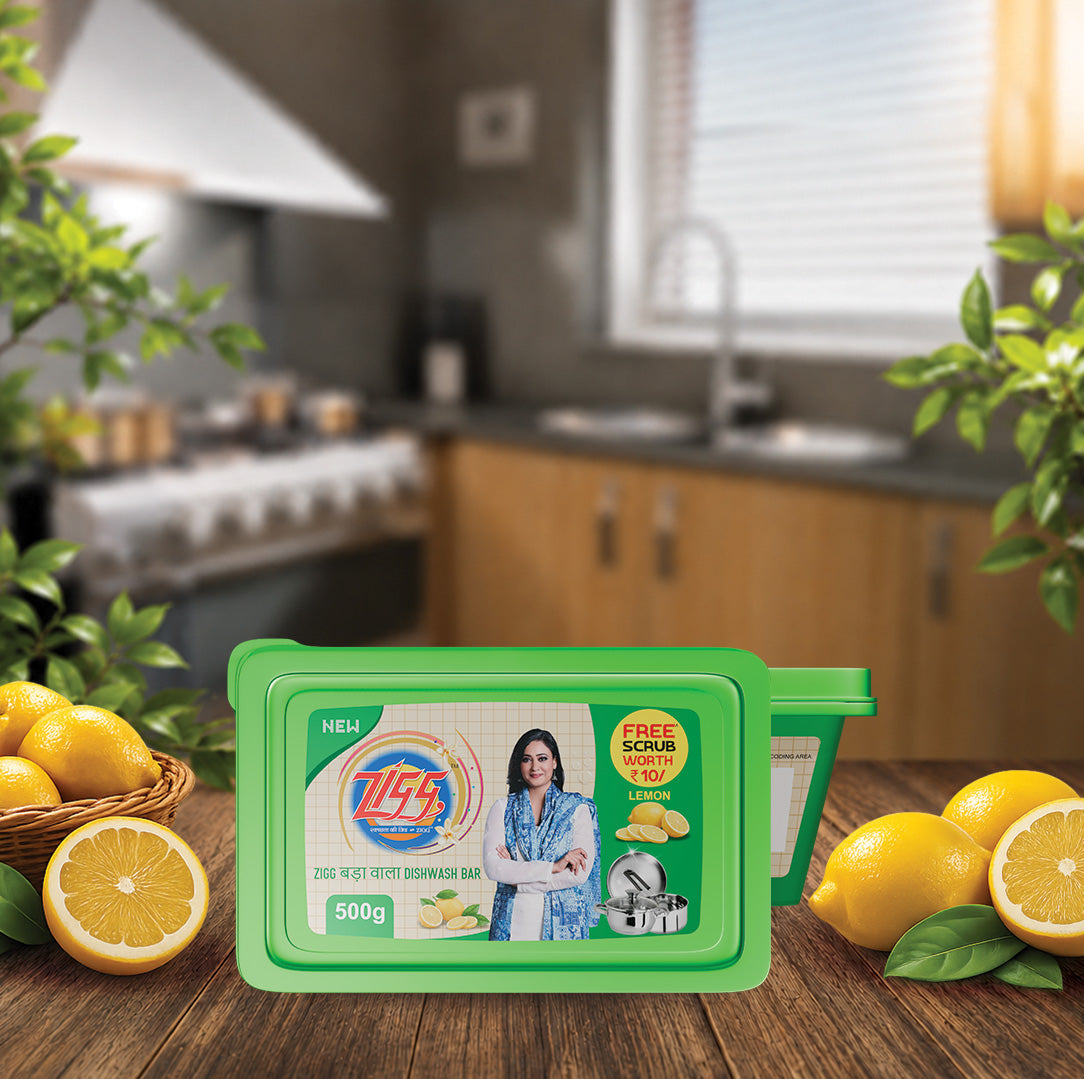 Zigg बड़ा वाला Dishwash Bar 500g
