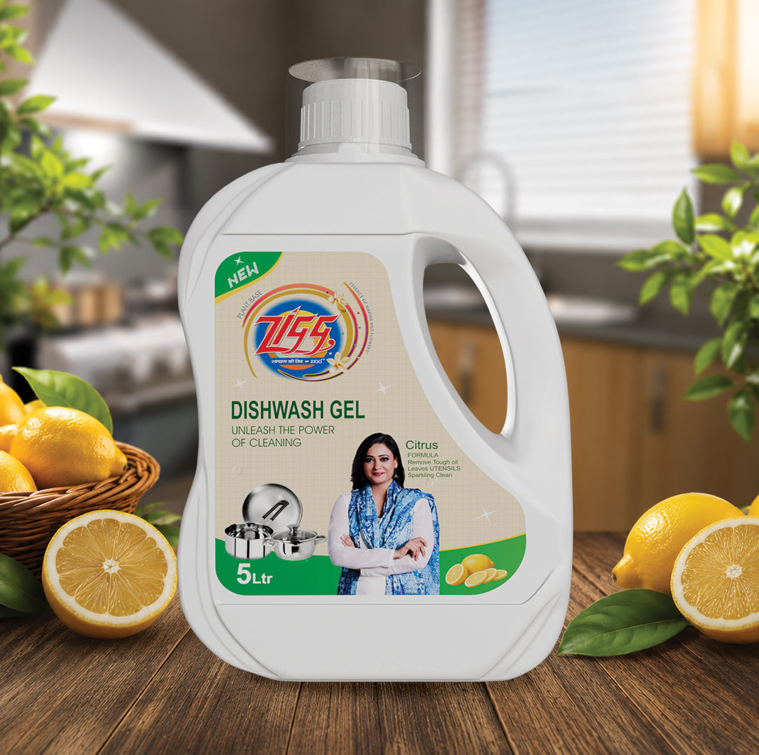 Zigg Dishwash Gel – Tough on Grease, Gentle on Hands 5 Litre