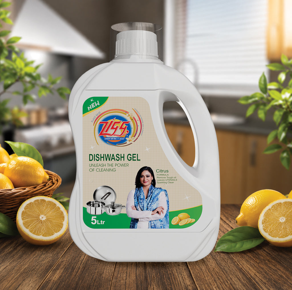Zigg Dishwash Gel – Tough on Grease, Gentle on Hands 5 Litre