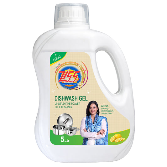 Zigg Dishwash Gel – Tough on Grease, Gentle on Hands 5 Litre